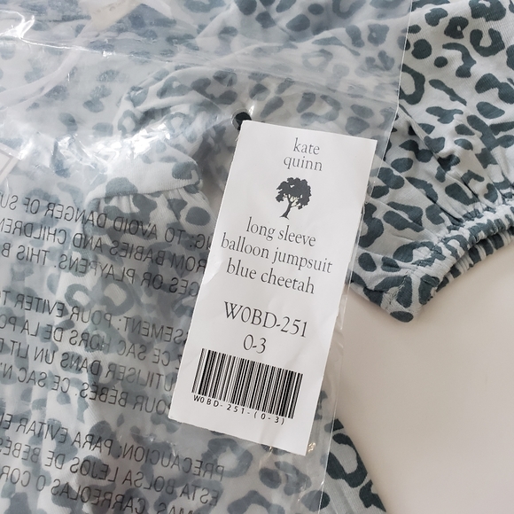 New! Kate Quinn Organics 0-3 Month Bubble Romper - Picture 6 of 6